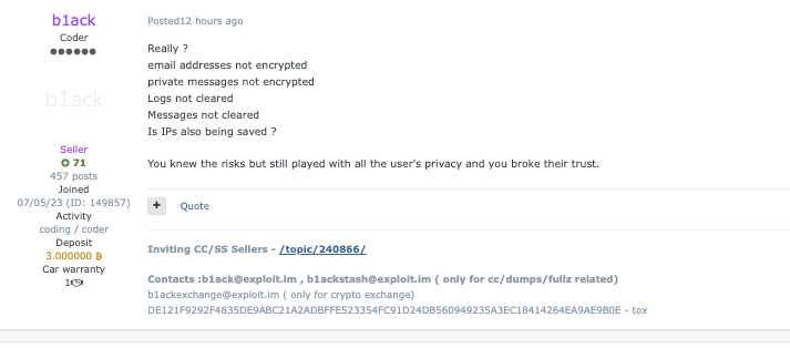 InfraShield Analysis: Law Enforcement Seizure of RAMP Forum Disrupts Ransomware Ecosystem screenshot of forum
